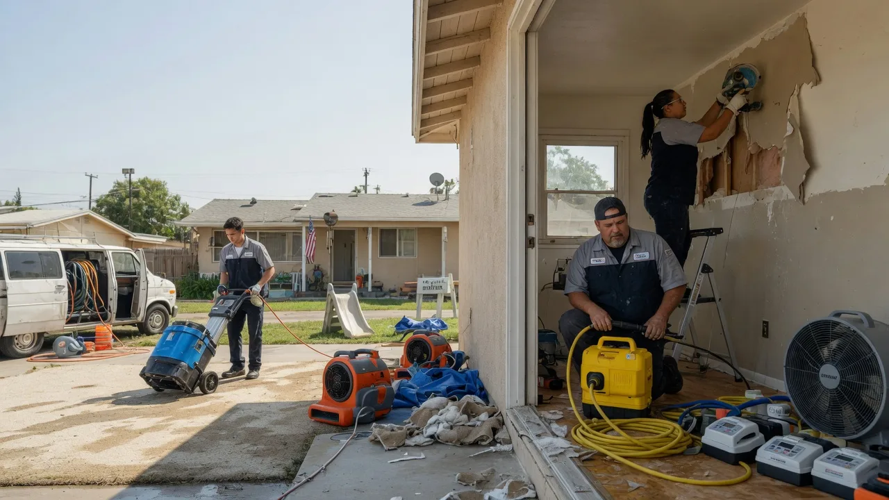 Water Damage Restoration in Helmsburg, IN near me